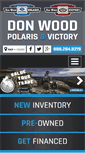 Mobile Screenshot of donwoodpolaris.com